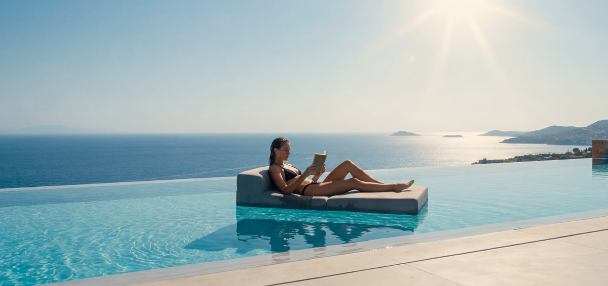 Aufblasbare Sonnenliege für Pool und Garten: worauf es wirklich ankommt
